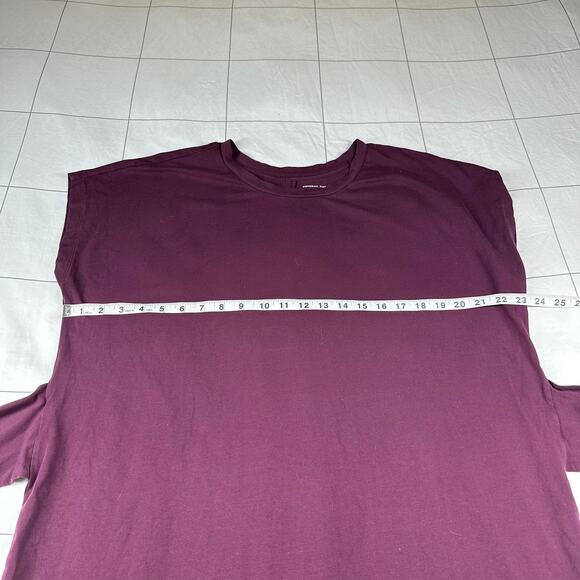 Universal Standard Dress Womens 10/12 Eggplant Misa Jersey Tie Front Stretch - Picture 7 of 10